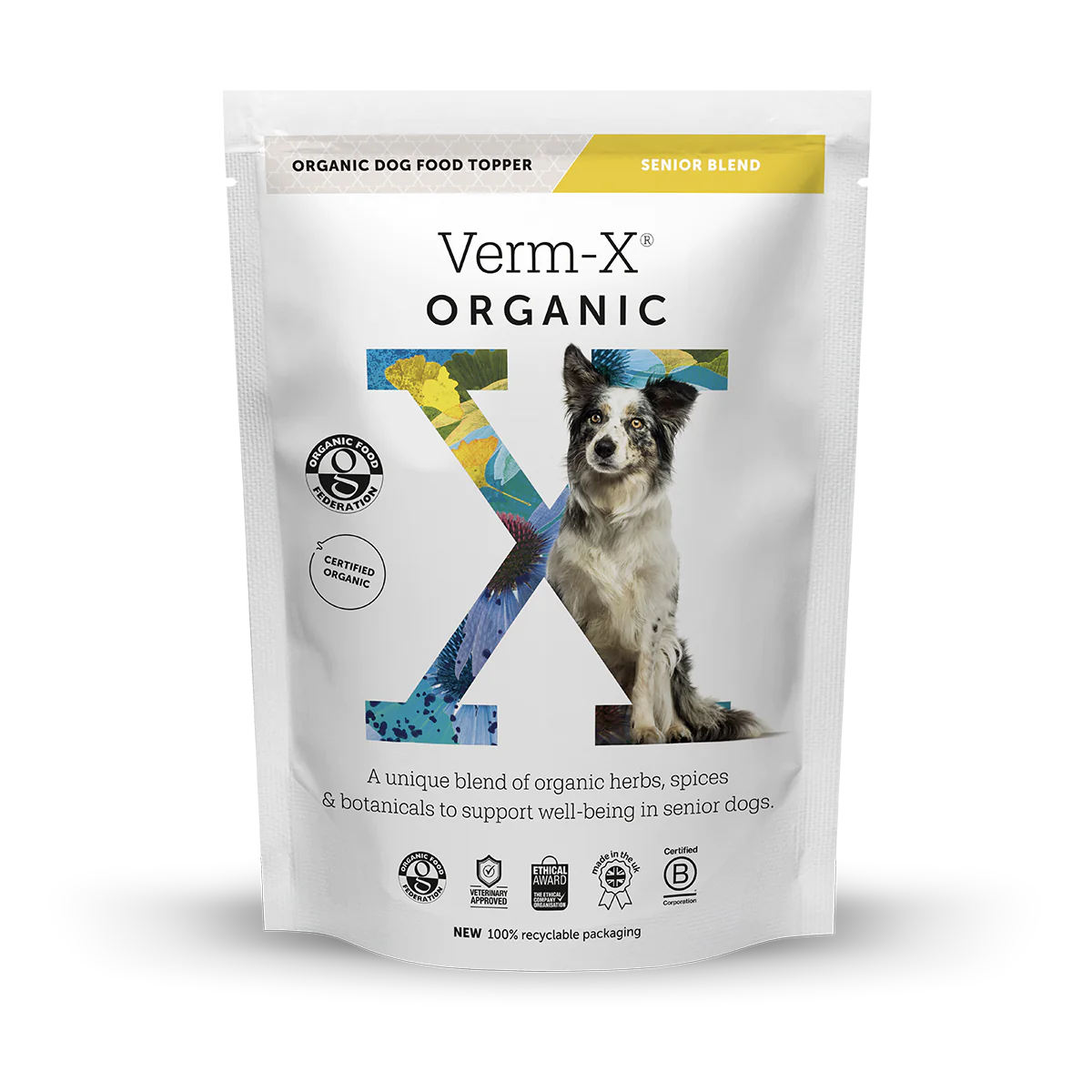 Verm X Organic Dog Food Topper Senior Blend Lancashire Dog Treats