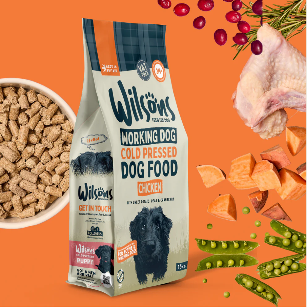 Wilson's Cold Pressed Working Dog - Chicken 15kg