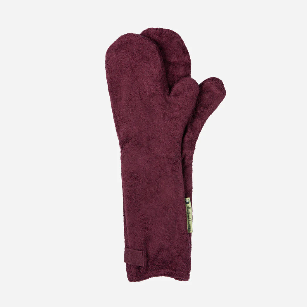 Ruff and tumble drying mitts