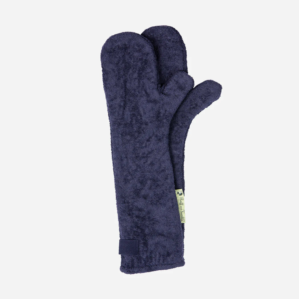 Ruff and tumble drying mitts