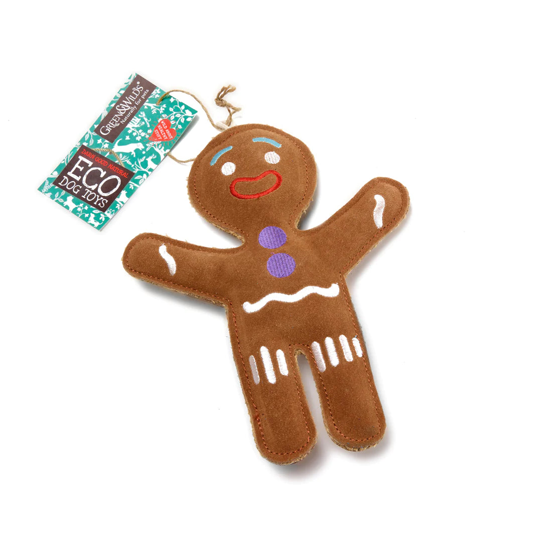 Jean Genie the Gingerbread Person, Eco Toy Lancashire Dog Treats