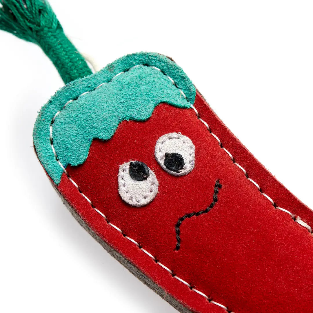 Chad the Red Hot Chilli Pepper, Eco Toy Lancashire Dog Treats