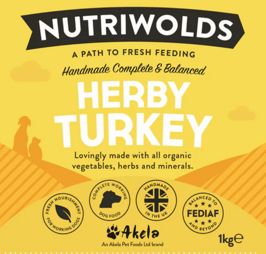 Nutriwolds Herby Turkey Complete 1kg