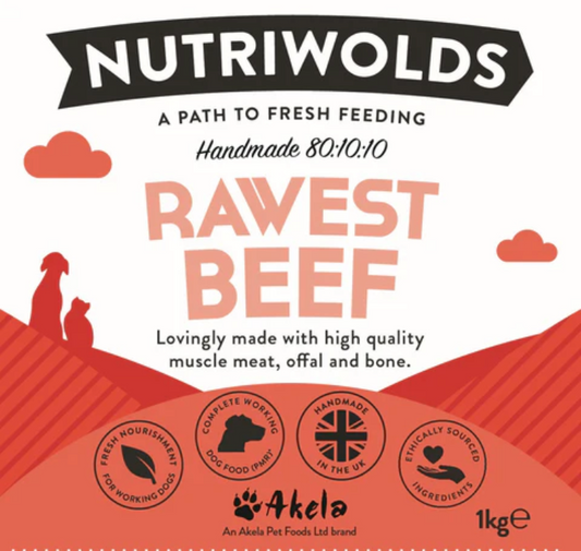 Nutriwolds Rawest Beef Single Protein 1kg