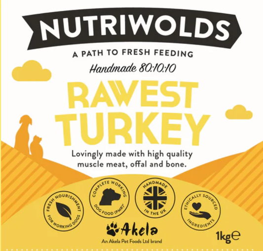 Nutriwolds Rawest Turkey Single Protein 1kg