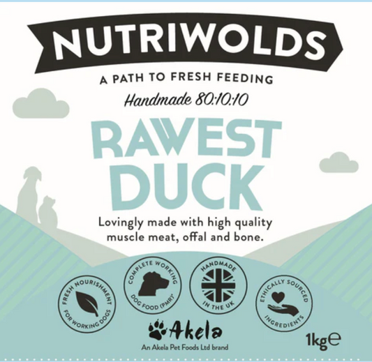 Nutriwolds Rawest Duck Single Protein 1kg
