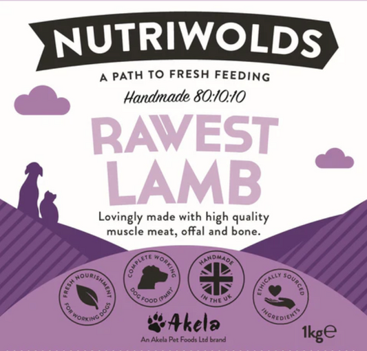 Nutriwolds Rawest Lamb Single Protein 1kg
