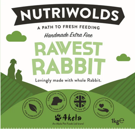 Nutriwolds Rawest Rabbit Single Protein 1kg