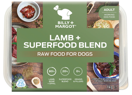 Billy & Margot Lamb and Superfoods 1kg