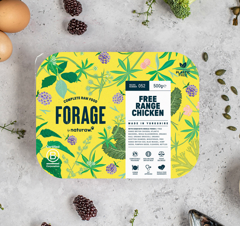 Naturaw & Forage - Forage Free Reign Chicken 500g