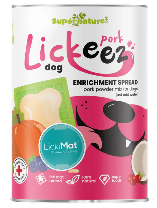 Lickeez Pork Enrichment Spread Mix for Dogs - Pork