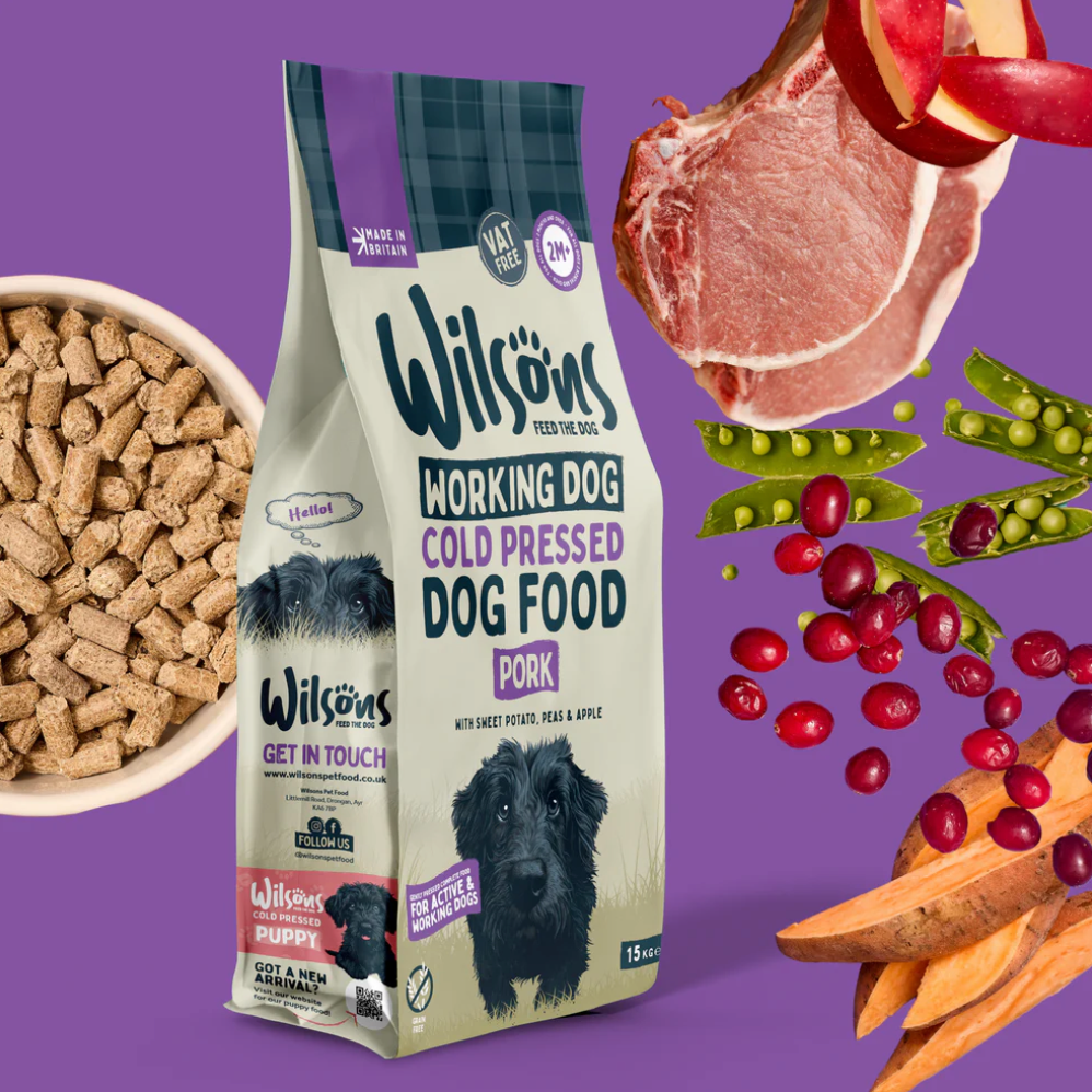 Wilson's Cold Pressed Working Dog - Pork 15kg
