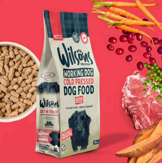 Wilson's Cold Pressed Working Dog - Beef 15kg