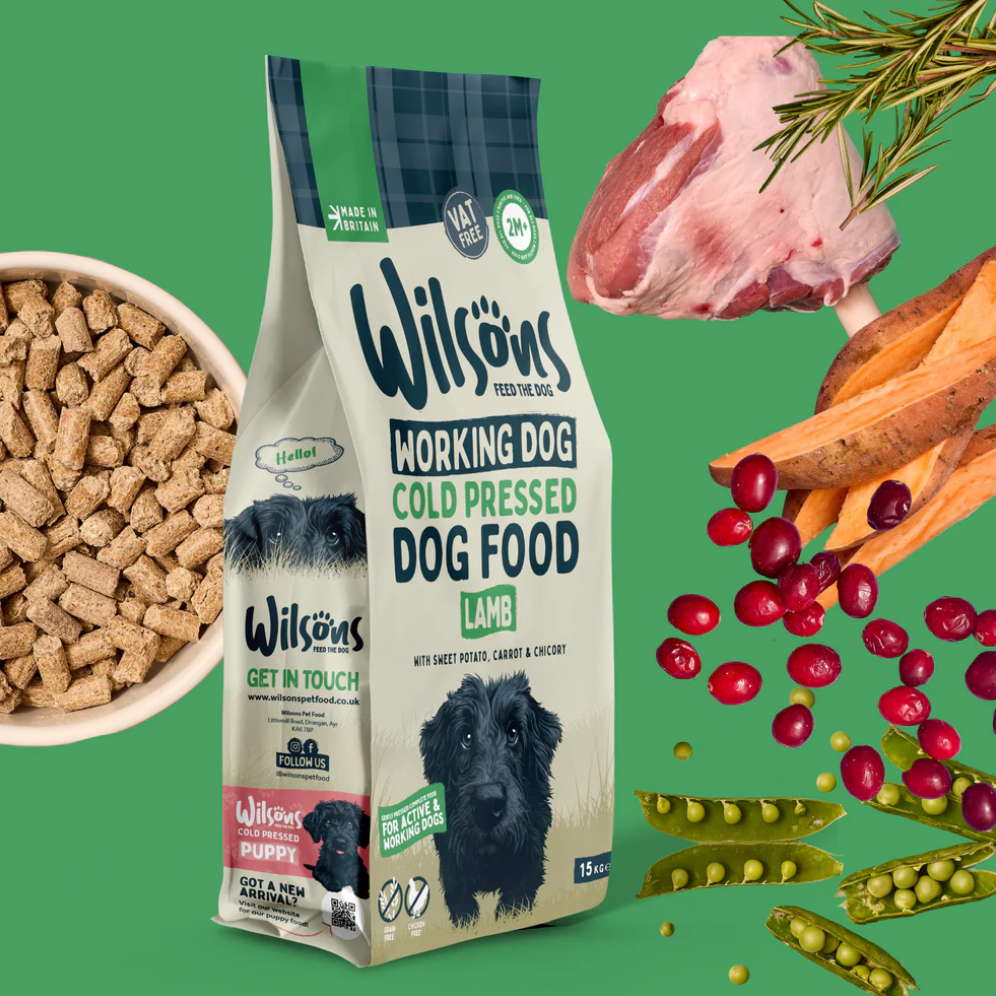 Wilson's Cold Pressed Working Dog - Lamb 15kg