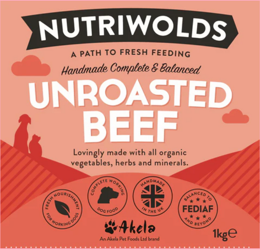 Nutriwolds Unroasted Beef Complete 1kg