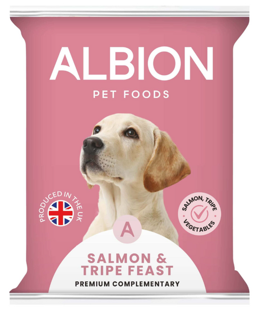 Albion Foods - Premium Salmon & Tripe (454g)