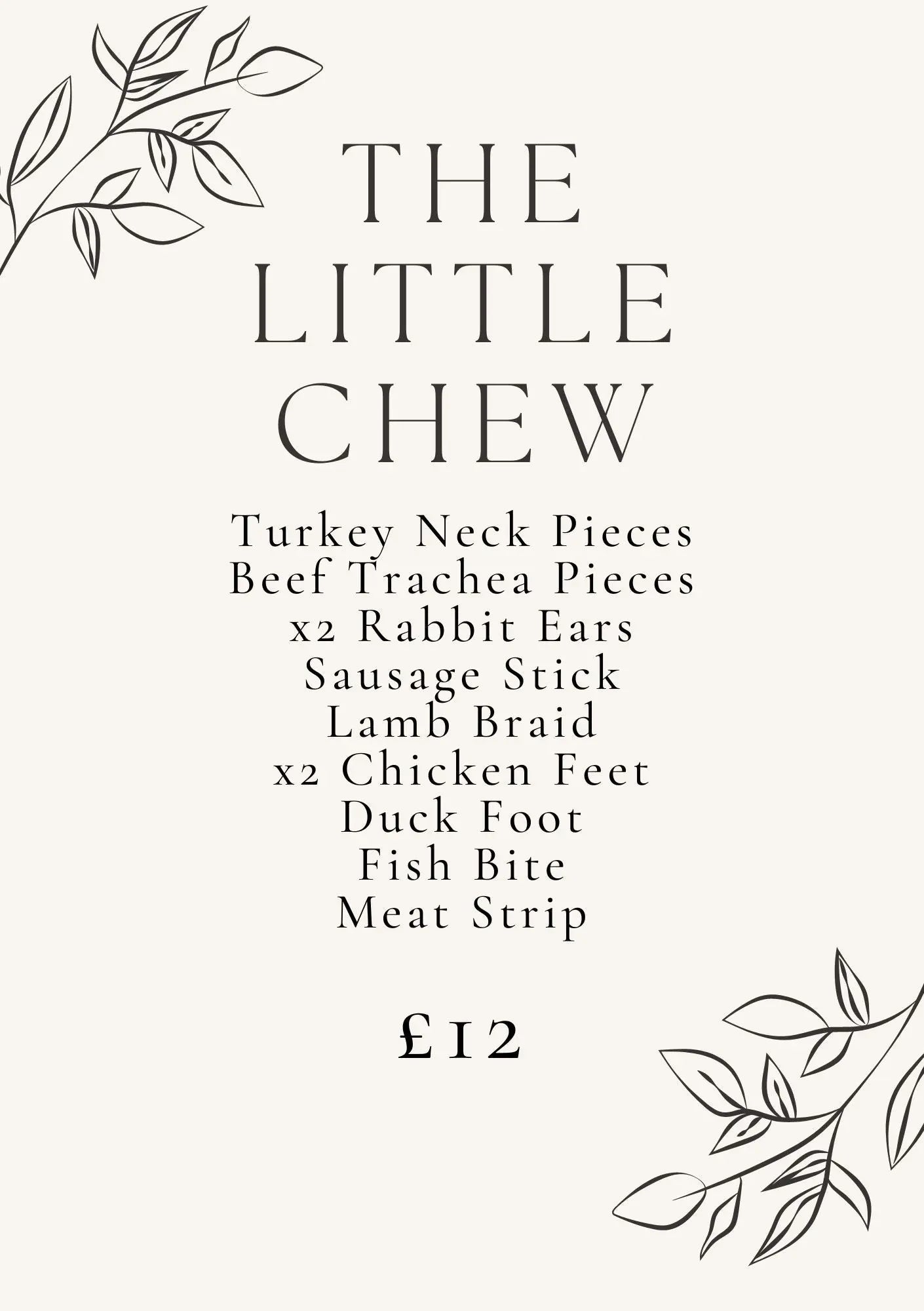 The Little Chew LDT Natural Dog Treats