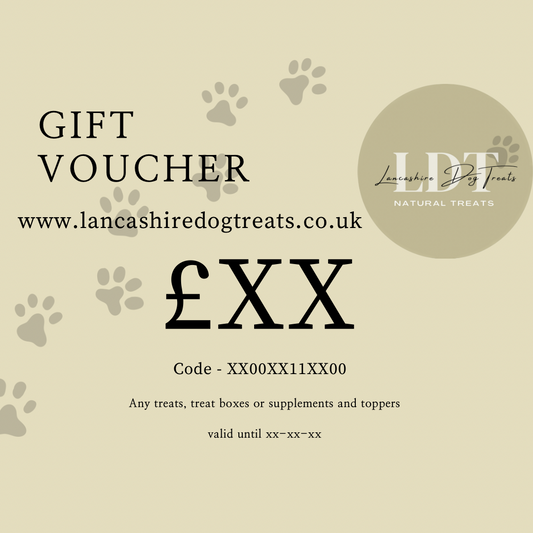 Gift Voucher Lancashire Dog Treats